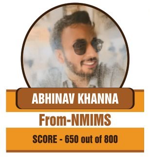 Abhinav Khanna — 650/800 on the GMAT