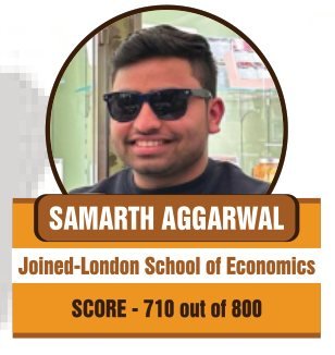 Samarth Aggarwal — 710/800 on the GMAT