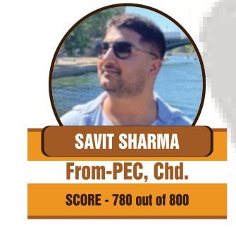 Savit Sharma — 780/800 on the GMAT