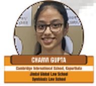 Charvi Gupta — Converted Christ University BBA-LLB; also offers from Jindal Global Law School and Symbiosis Law School