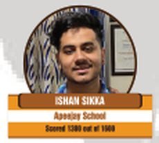 Ishan Sikka — Scored 1300/1600 on the SAT