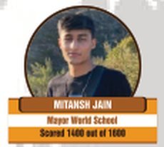 Mitansh Jain — Scored 1400/1600 on the SAT