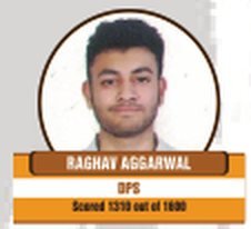 Raghav Aggarwal — Scored 1310/1600 on the SAT
