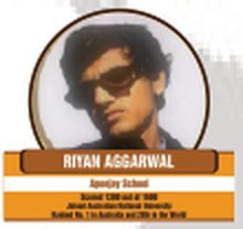 Riyan Aggarwal — Scored 1300/1600 on the SAT, joined Australian National University