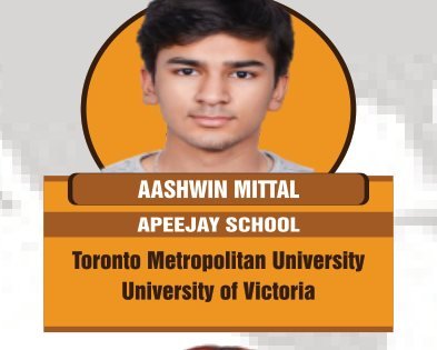 Aashwin Mittal — Secured an international university offer
