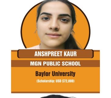 Anshpreet Kaur — Secured an international university offer