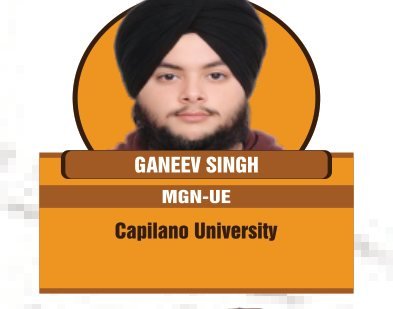 Ganeev Singh — Secured an international university offer