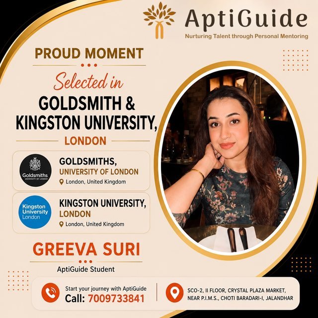 Greeva Suri — Goldsmiths & Kingston University, London