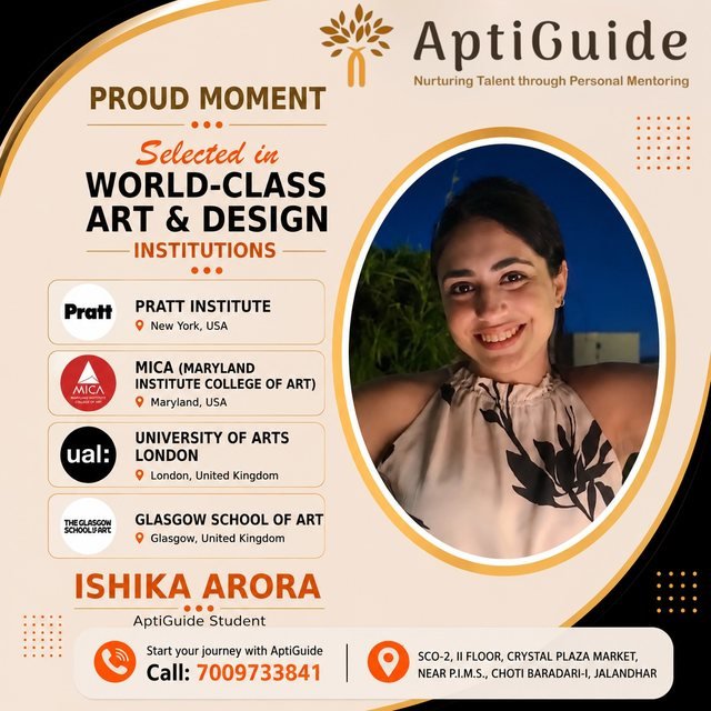 Ishika Arora — World-class art & design institutions
