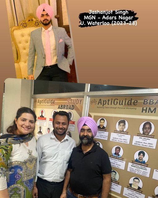 Jashan Jot Singh — Secured an international university offer