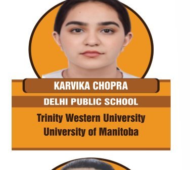 Karvika Chopra — Secured an international university offer