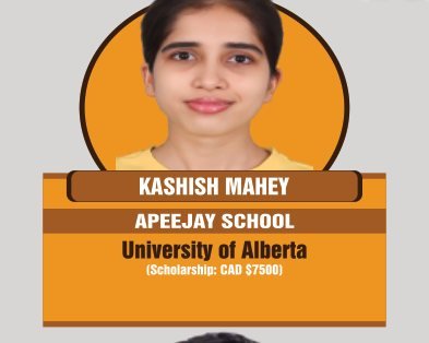 Kashish Mahey — Secured an international university offer