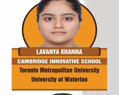 Lavanya Khanna — Secured an international university offer