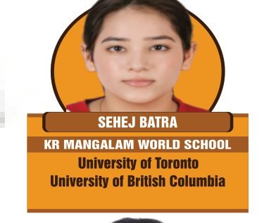 Sehej Batra — Secured an international university offer