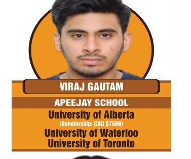 Viraj Gautam — Secured an international university offer