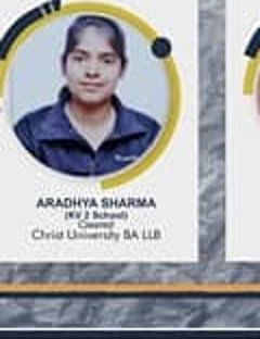 Aaradhya Sharma — Admitted to a leading Indian university