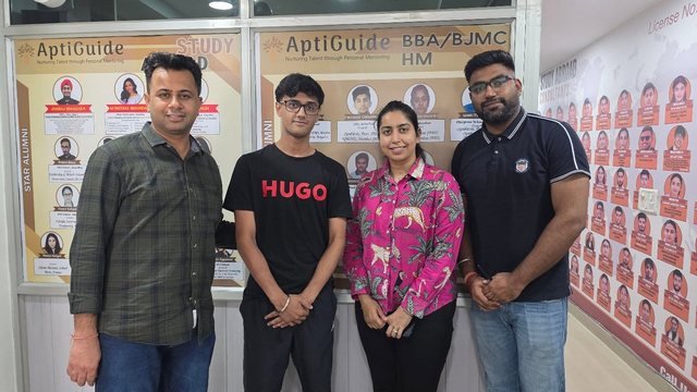 Aditya Raj — Cracked both Christ University and Symbiosis entrance exams