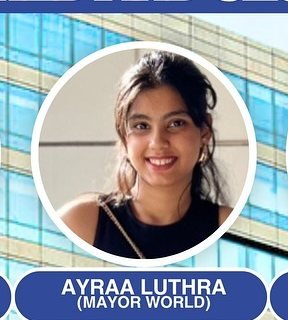 Ayraa Luthra — Admitted to a leading Indian university