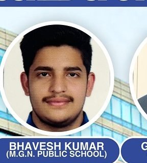 Bhavesh Kumar — Admitted to a leading Indian university