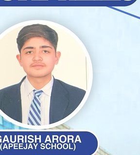 Gaurish Arora — Admitted to NMIMS Mumbai