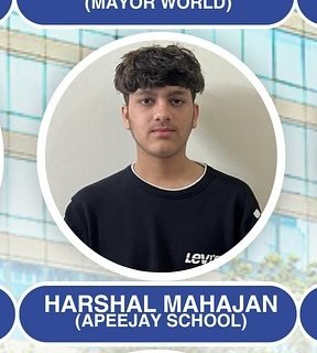 Harshal Mahajan — Admitted to a leading Indian university
