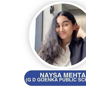 Naysa Mehta — Admitted to a leading Indian university