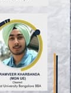Paramveer Kharbanda — Admitted to a leading Indian university