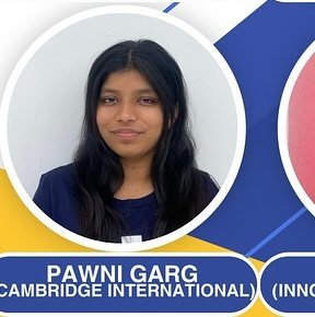 Pawni Garg — Admitted to a leading Indian university