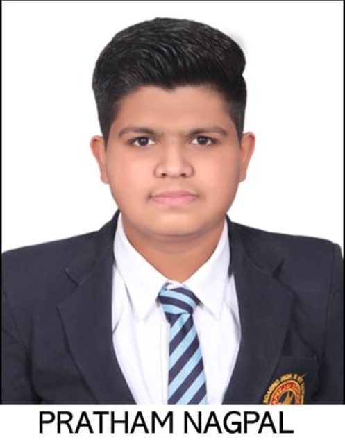Pratham Nagpal — Admitted to Christ University, Bangalore