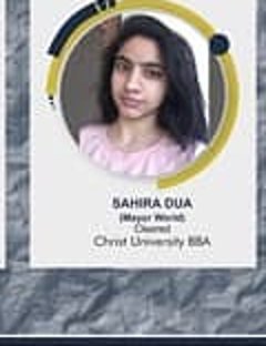 Sahira Dua — Admitted to a leading Indian university