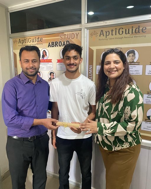 Sartaaz Pannu — Admitted to a leading Indian university
