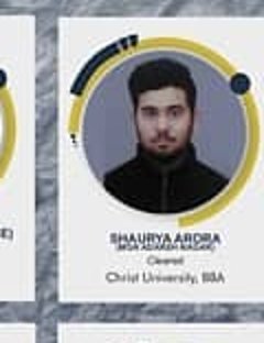 Shaurya Arora — Admitted to a leading Indian university