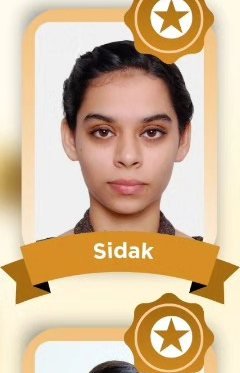 Sidak — Admitted to Christ University, Bangalore